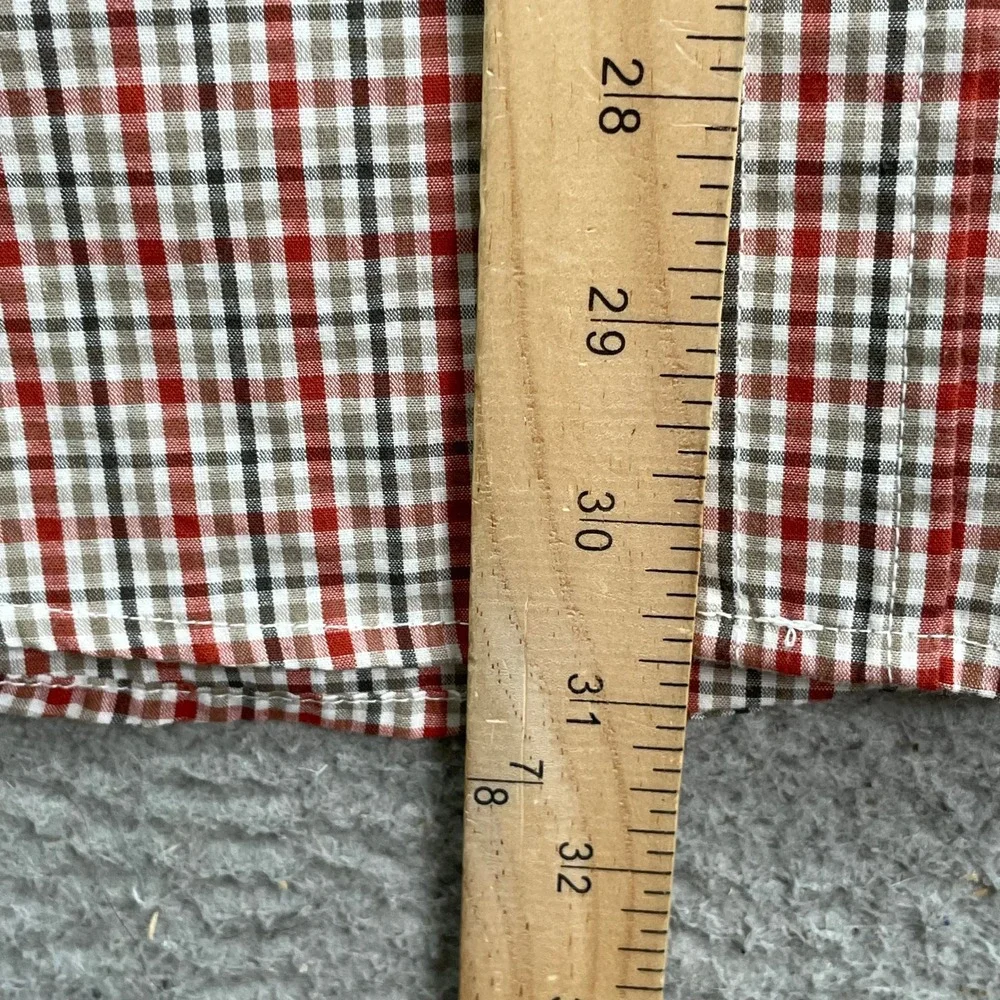 Wolverine‎ Shirt Mens Large Red Plaid Workwear Casual Western Academia Camping